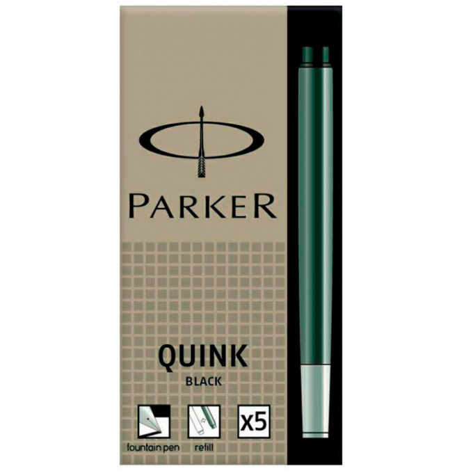 Чернильный картридж PARKER ДЛЯ ПЕРЬЕВОЙ РУЧКИ, ЧЕРНЫЙ CW1950382 Чернильный картридж PARKER ДЛЯ ПЕРЬЕВОЙ РУЧКИ, ЧЕРНЫЙ CW1950382
