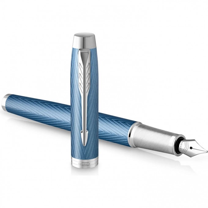 Ручка перьевая PARKER IM PREMIUM BLUE GREY CT F 2143651 Ручка перьевая PARKER IM PREMIUM BLUE GREY CT F 2143651