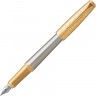 Ручка перьевая PARKER URBAN PREMIUM AUREATE POWDER GT, F 1931571